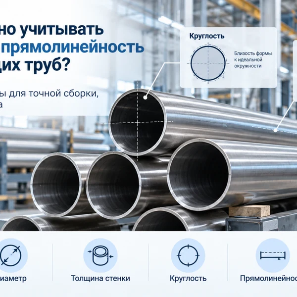 Почему следует обращать внимание на округлость и прямолинейность труб из нержавеющей стали?