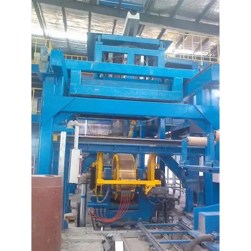 Полностью автоматическая среднечастотная печь с нижней разливкой