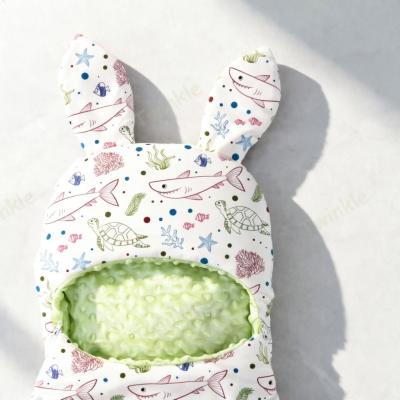 Укутывающий спальный мешок-пеленка для прогулок, защищающий от ветра