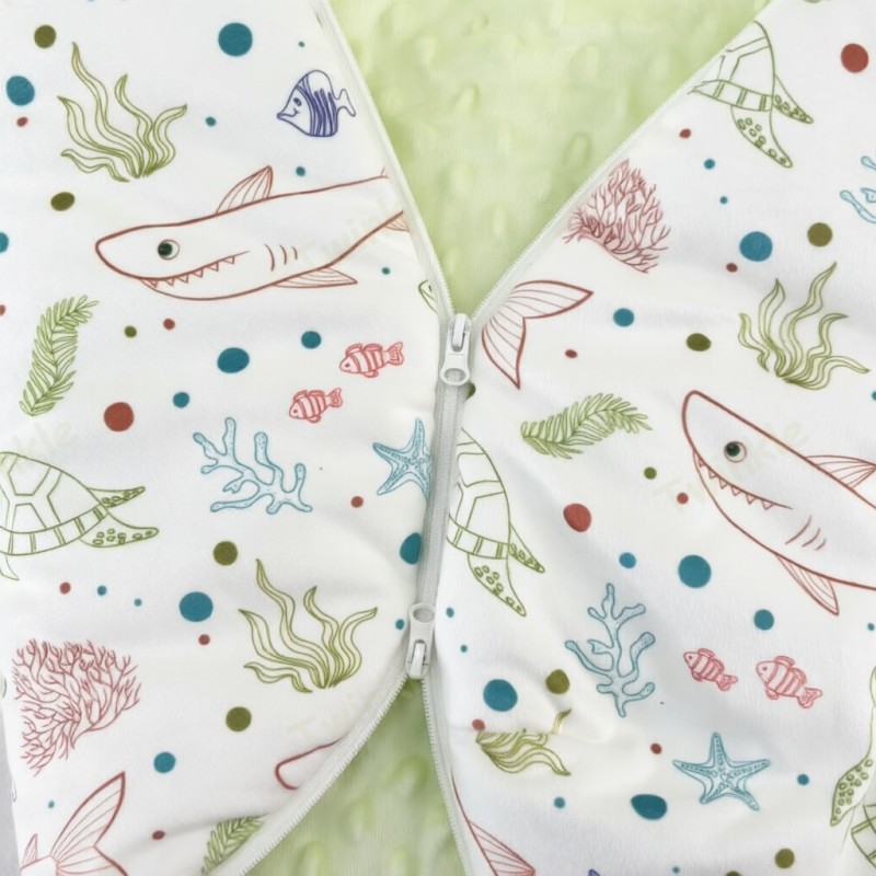 Укутывающий спальный мешок-пеленка для прогулок, защищающий от ветра