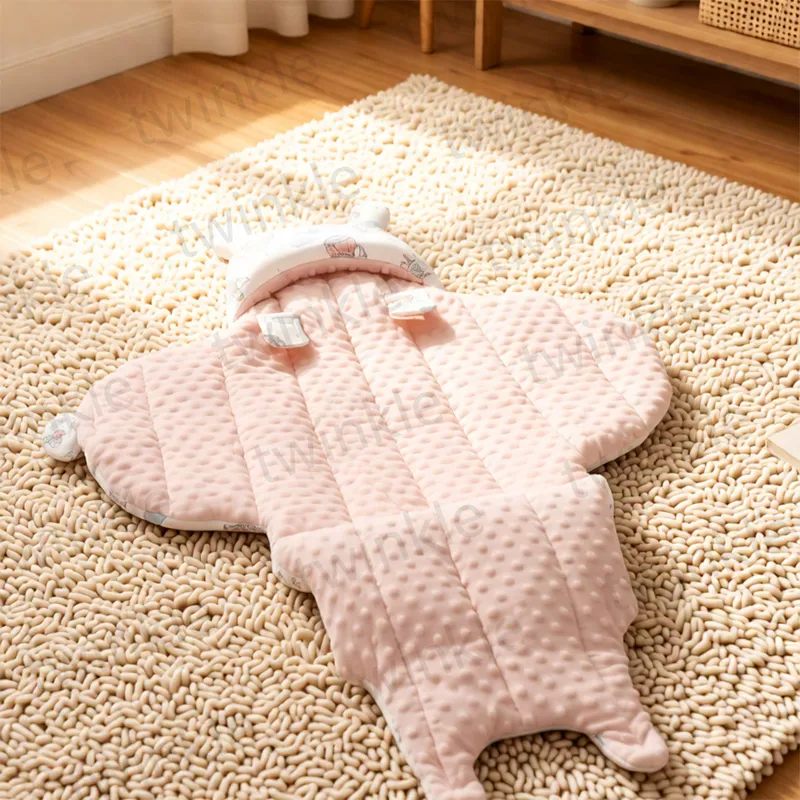 Утеплённый спальный мешок-кокон в форме бабочки