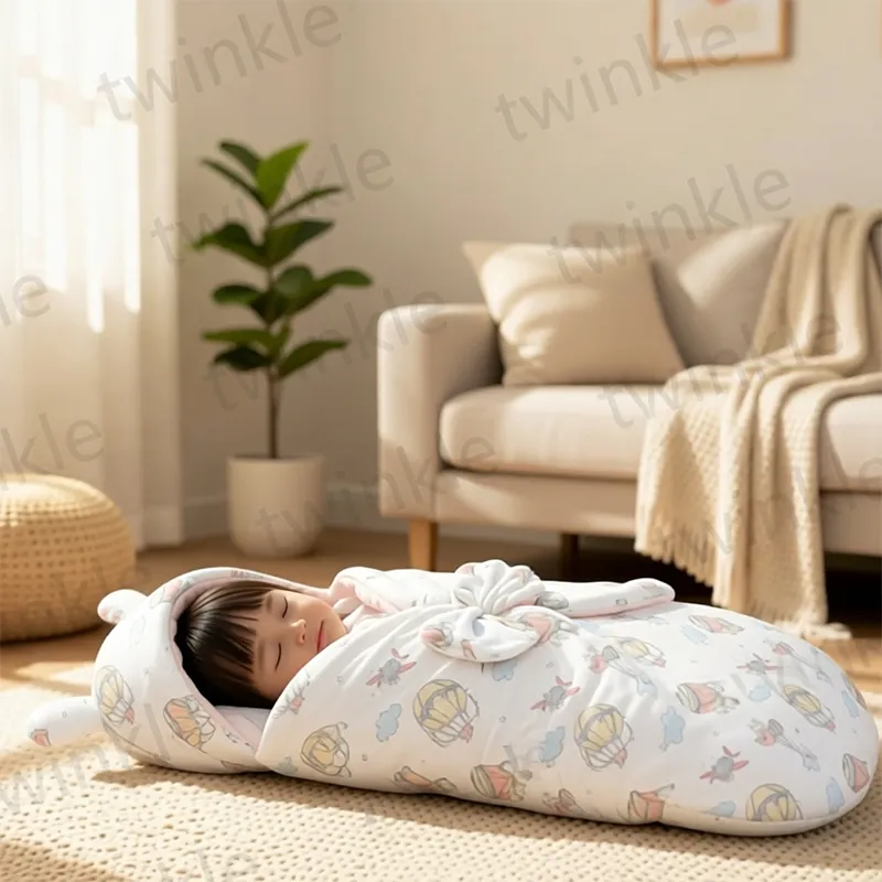 Утеплённый спальный мешок-кокон в форме бабочки