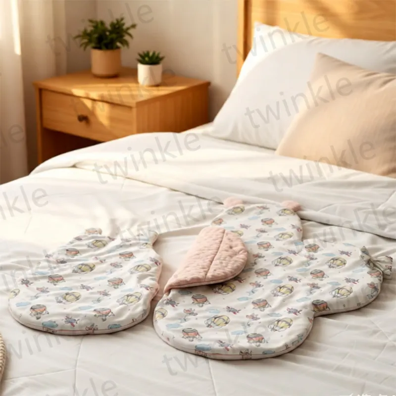 Утеплённый спальный мешок-кокон в форме бабочки