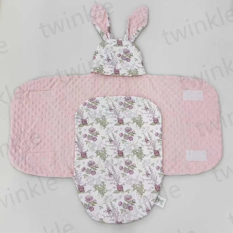 Цельнокроеная пелёнка-конверт для новорождённых с защитой от ветра