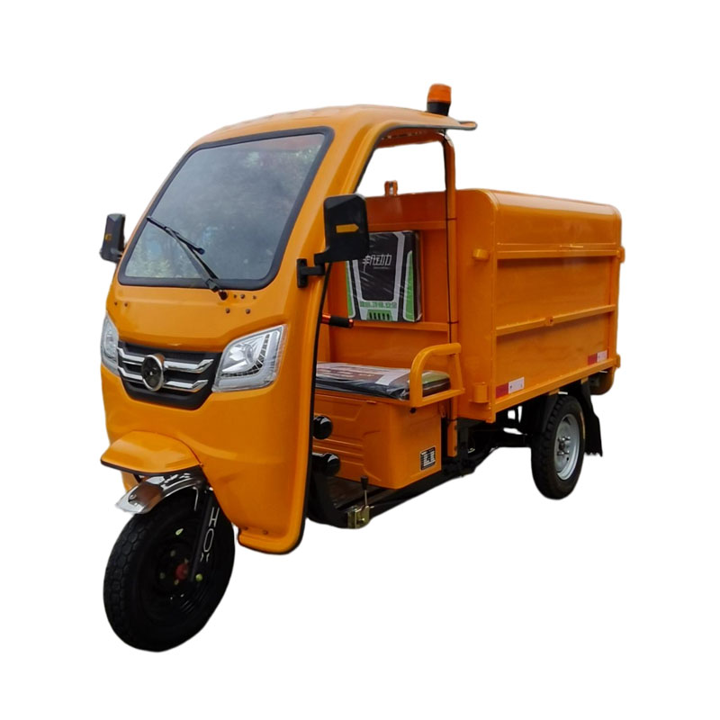 Трехколесный мусоровоз длиной 1,5 м