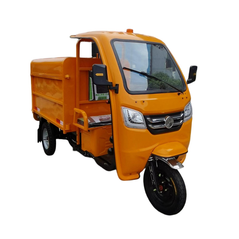 Трехколесный мусоровоз длиной 1,5 м