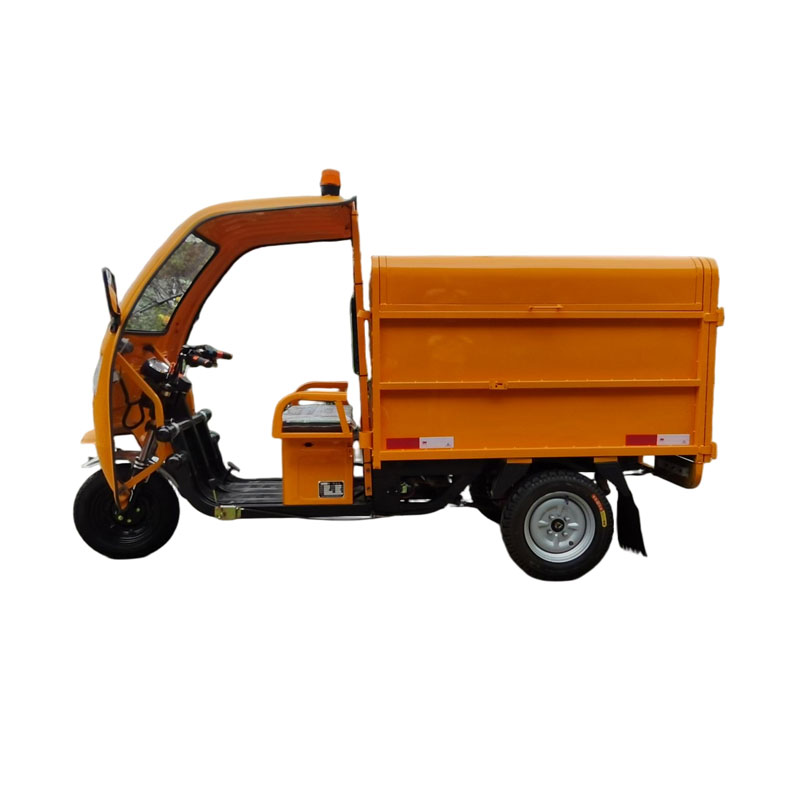 Трехколесный мусоровоз длиной 1,5 м