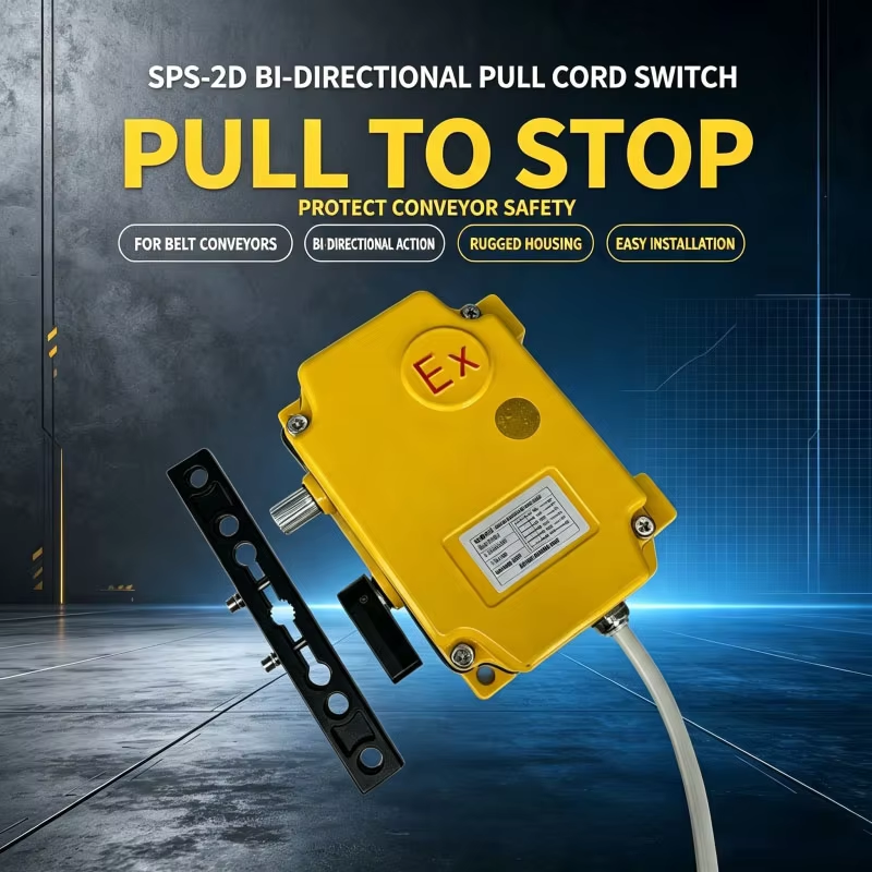 Аварийный тросовый выключатель SPS-2D