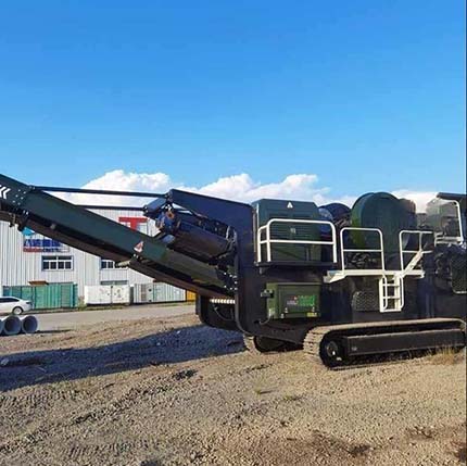 Мобильная гусеничная щековая дробильная установка