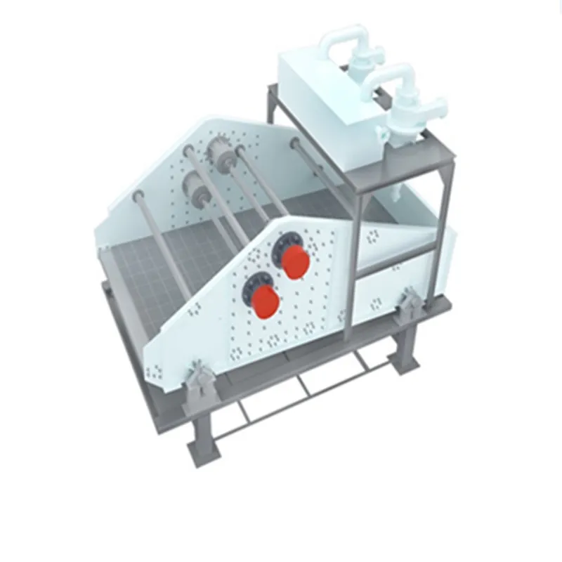 Комбинированная установка для обезвоживания и рекуперации мелкого песка