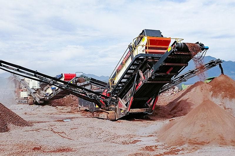 Производственная площадка мобильной дробильной установки во Вьетнаме 85 (2)