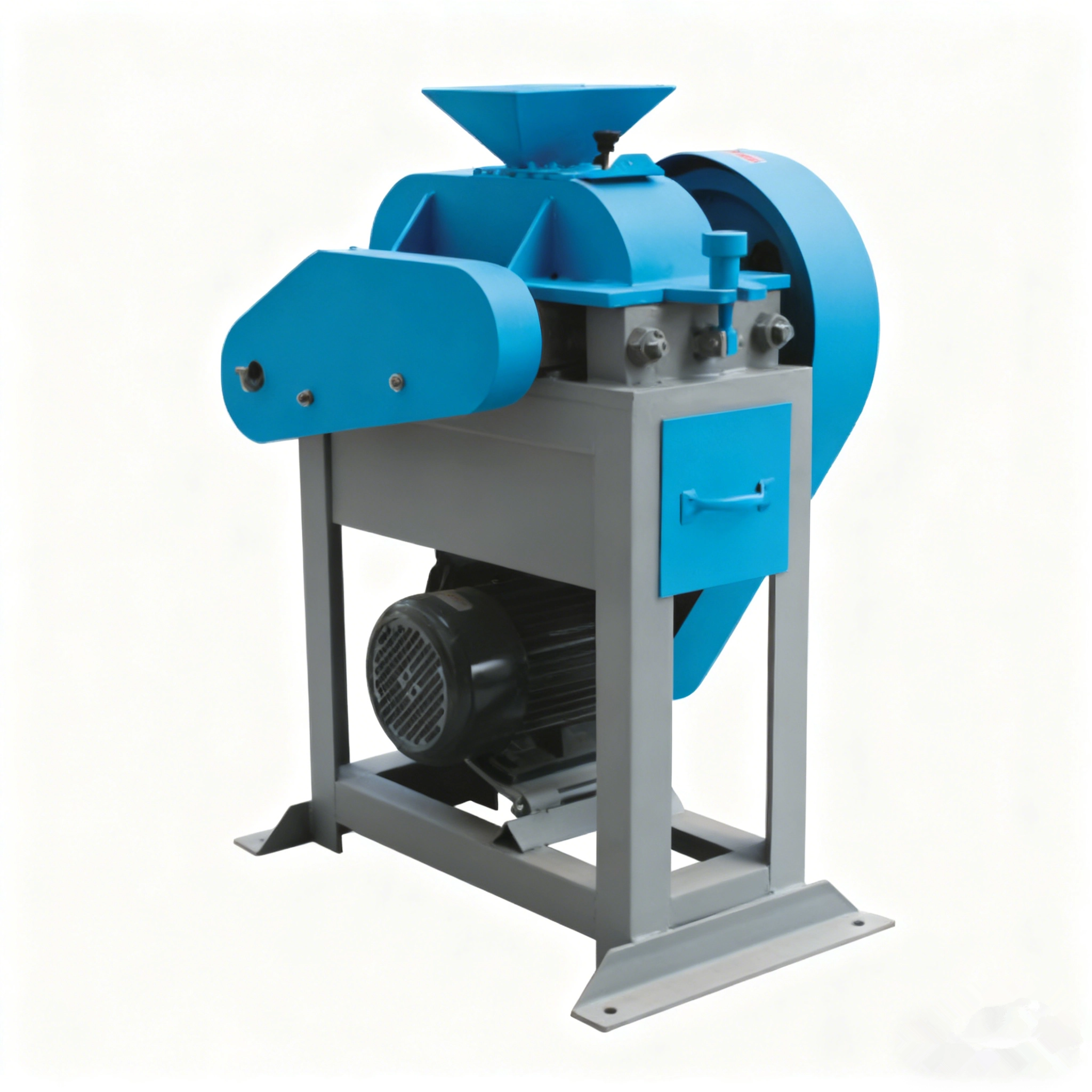 Двойная (пара) валковая дробилка (лабораторная двухвалковая дробилка)