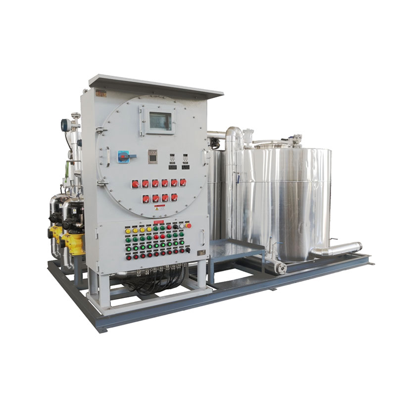 Hydrazine dosing plant