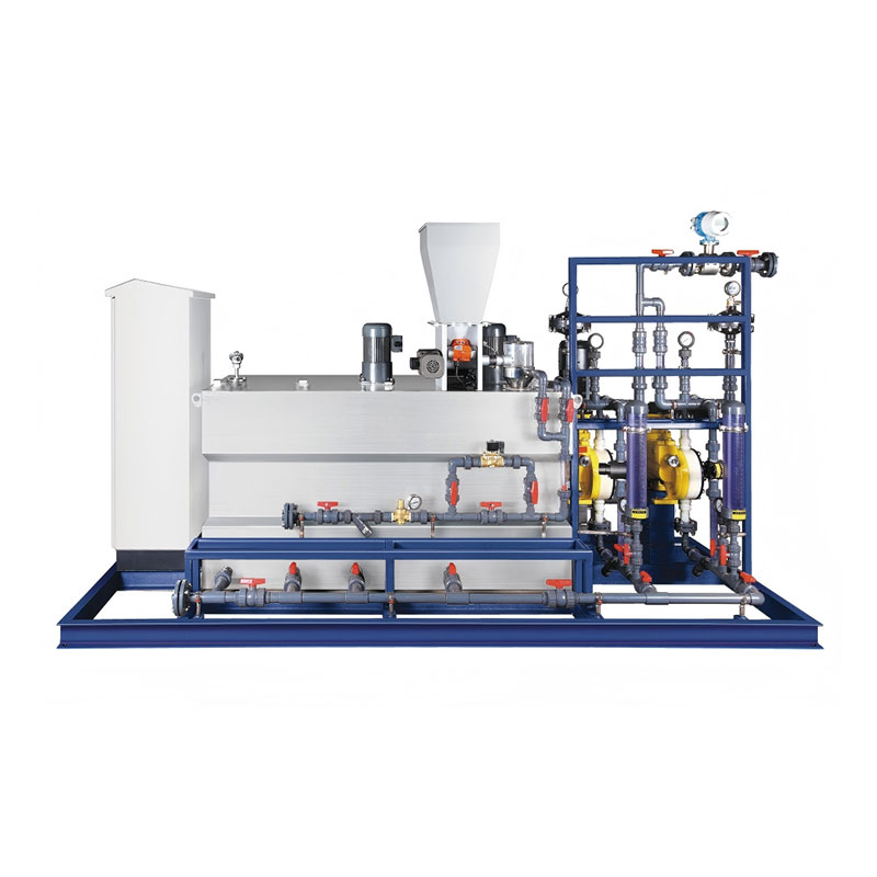 Dosing device for source water