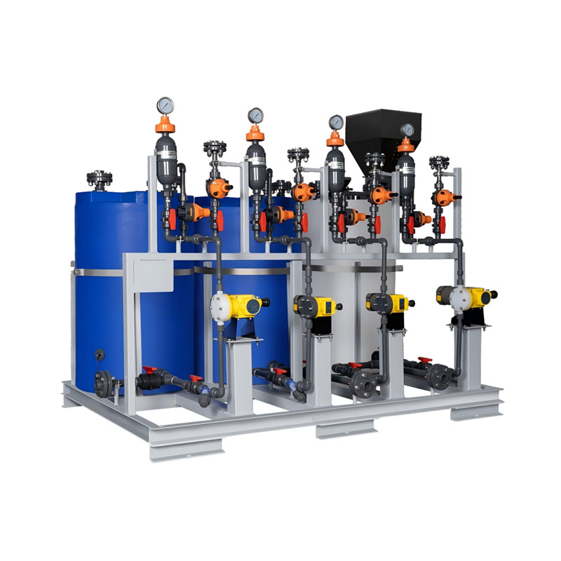 Dosing device for circulating water