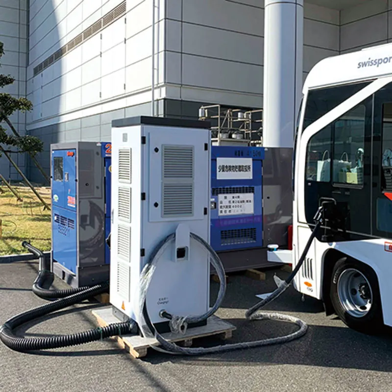 Проект по зарядке новых энергетических автобусов без водителя в международном аэропорту Нарита, Токио, Япония