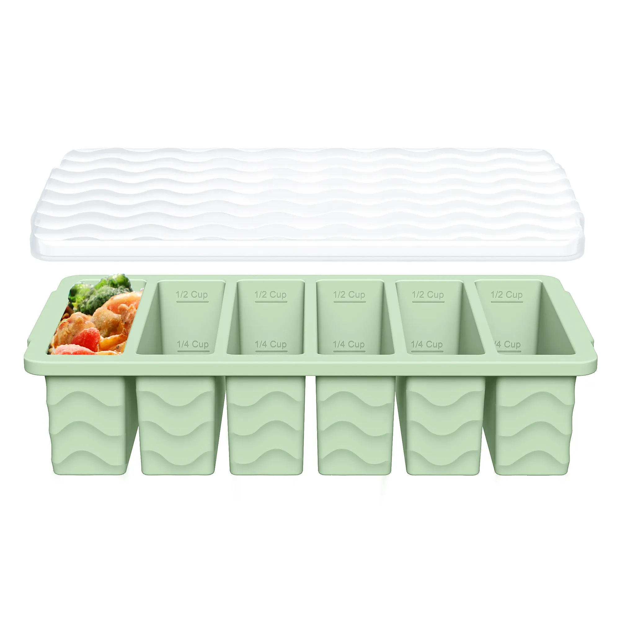 Форма для льда на шесть кубиков