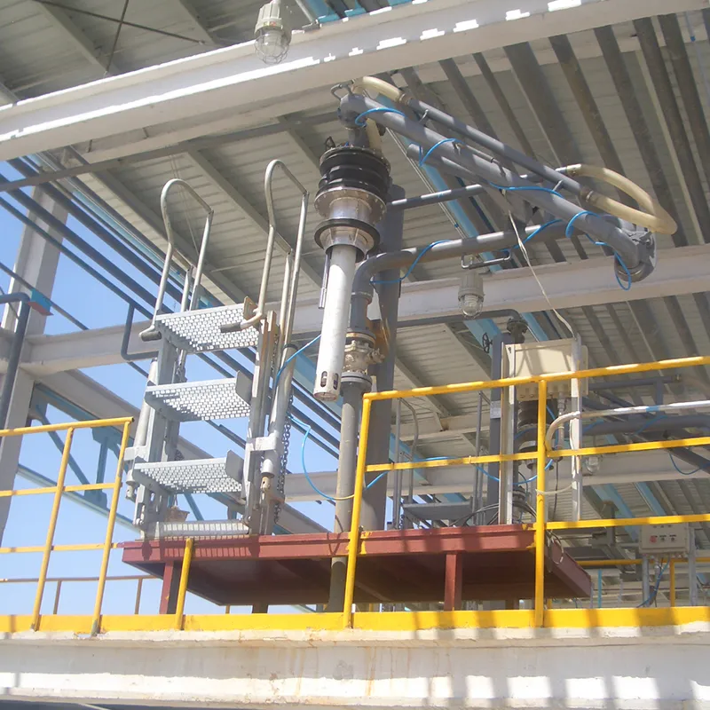 Консольный герметичный наливной стояк для автомобильных цистерн