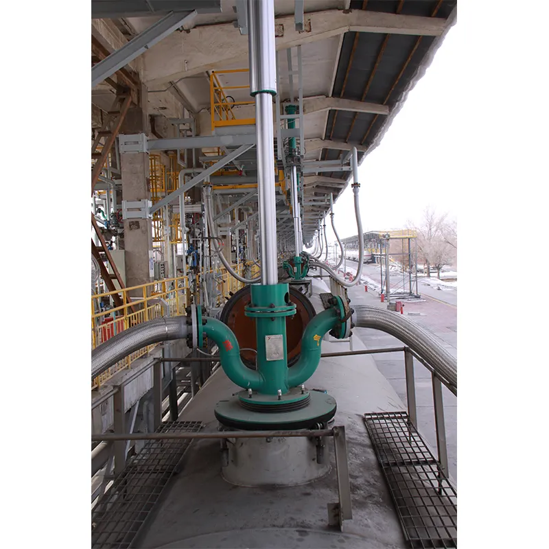 Полностью автоматический наливной стояк балочного типа для железнодорожных цистерн