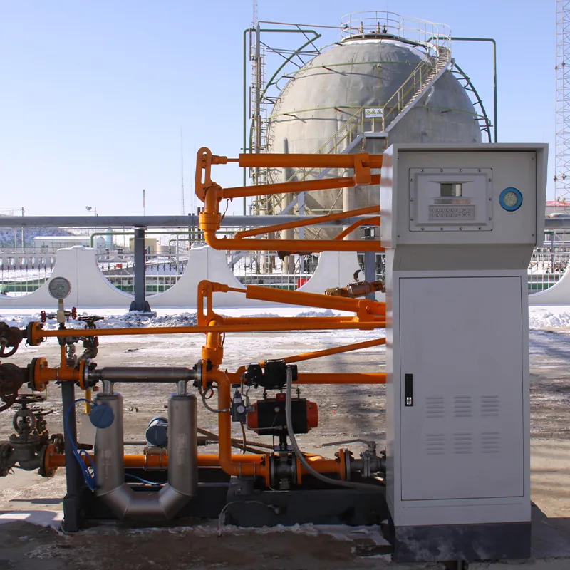 Скид-модуль дозированной погрузки сжиженного газа в автомобильные цистерны