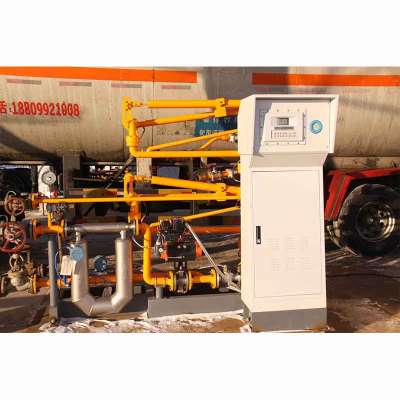 Скид-модуль дозированной погрузки сжиженного газа в автомобильные цистерны