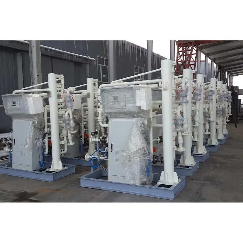 Скид-модуль дозированной погрузки сжиженного газа в железнодорожные цистерны