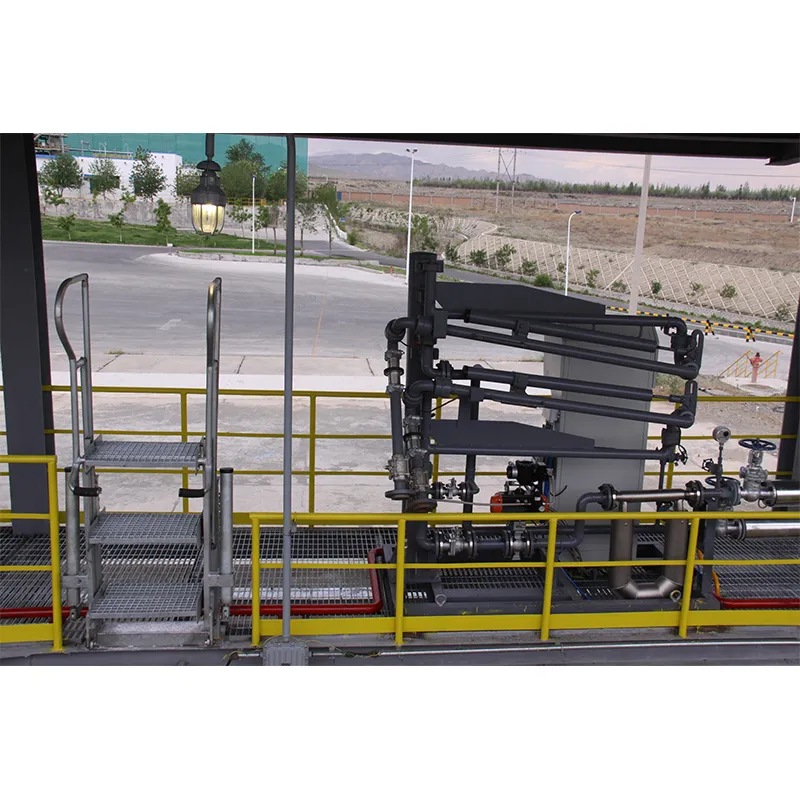 Скид-модуль дозированной погрузки сжиженного газа в железнодорожные цистерны