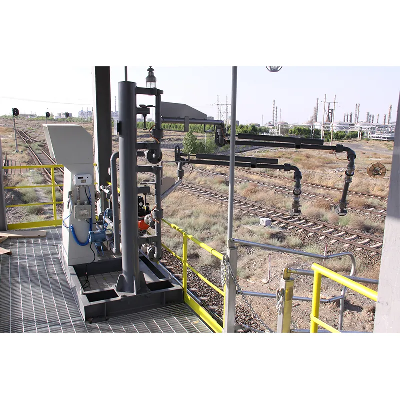 Скид-модуль дозированной погрузки сжиженного газа в железнодорожные цистерны