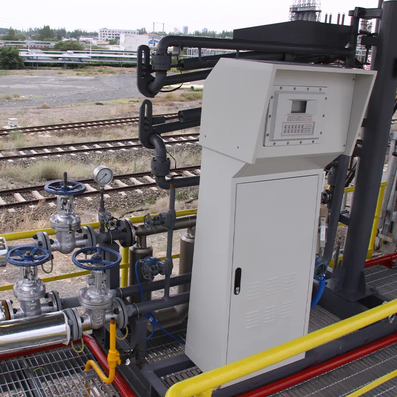 Скид-модуль дозированной погрузки сжиженного газа в железнодорожные цистерны