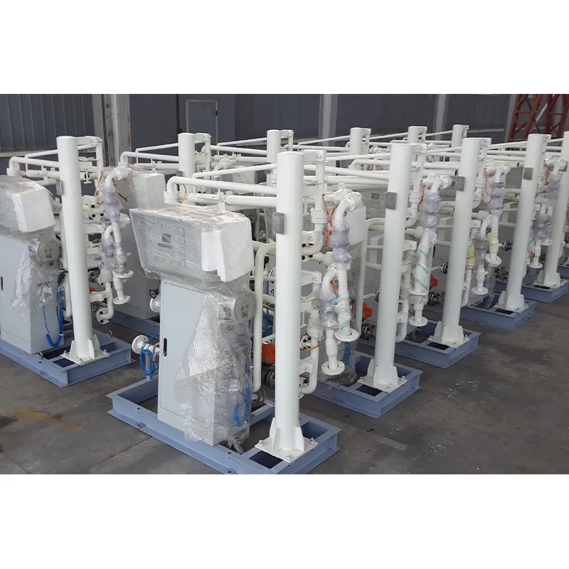 Скид-модуль дозированной погрузки сжиженного газа в железнодорожные цистерны