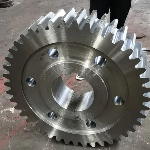 Зубчатое колесо с зубчатым венцом средней твёрдости