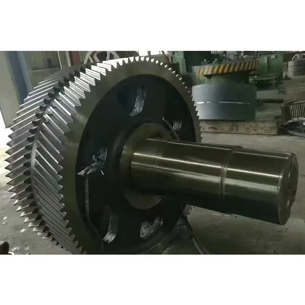 Зубчатое колесо с зубчатым венцом средней твёрдости