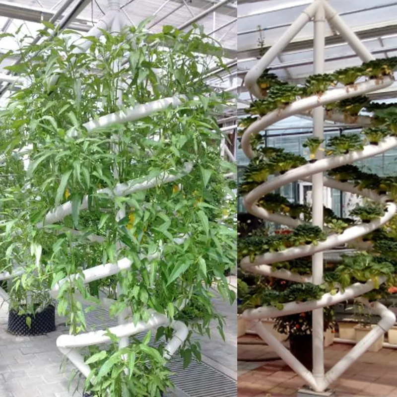 Многоярусные посадочные грядки-стеллажи