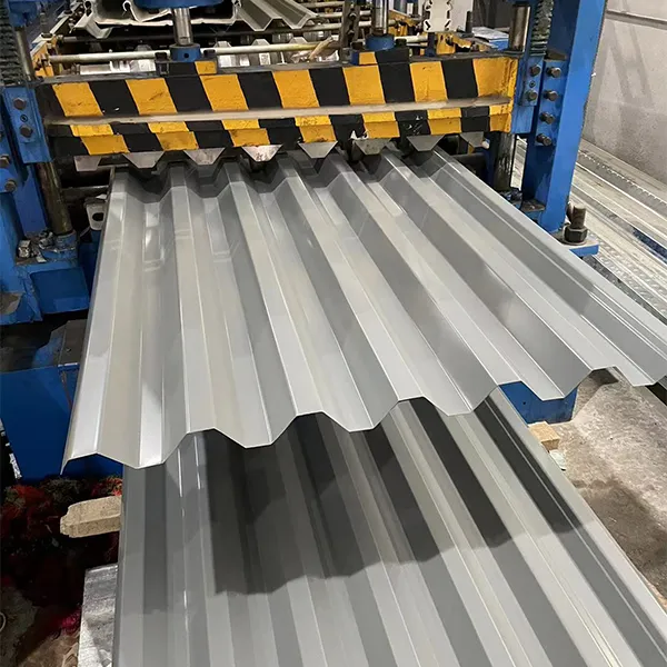 Гофрированные предварительно окрашенные стальны...