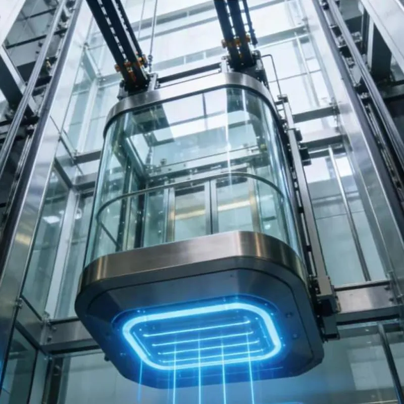 Двухкабинный лифт, магнитолевитационный лифт