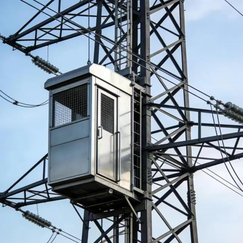 Наклонный специализированный лифт для обслужива...