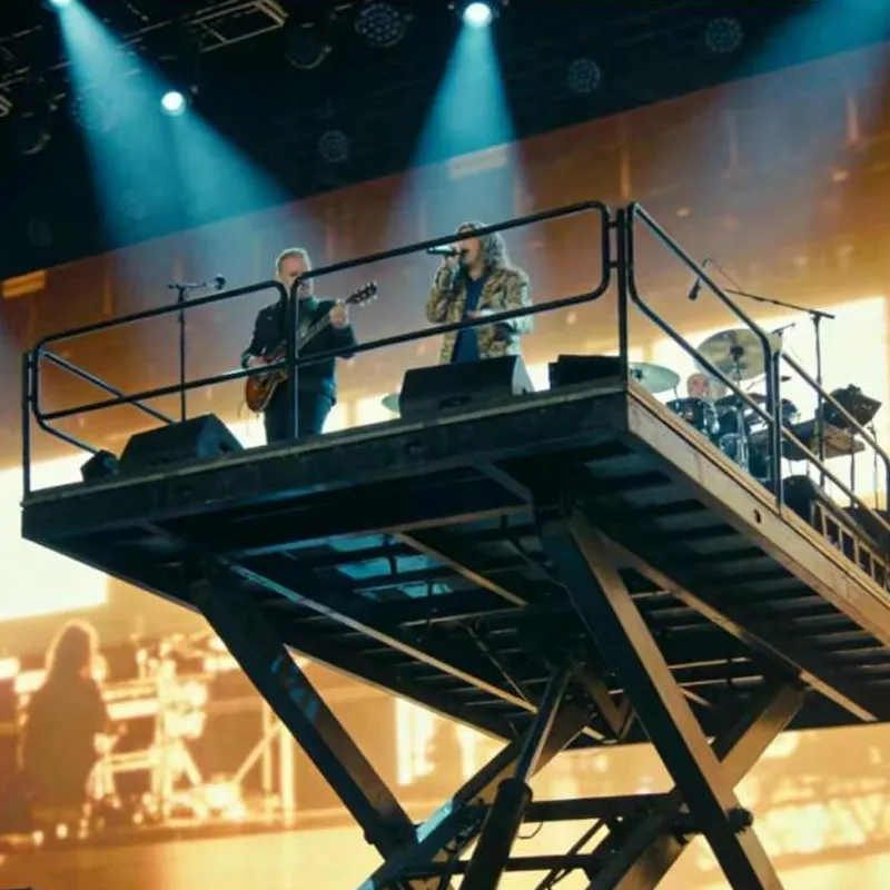 Подъёмная платформа для концертов