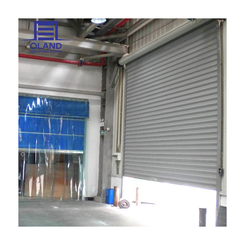 Стальная противоветровая рулонная дверь для промышленной и коммерческой защиты