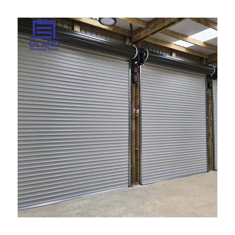Стальная противоветровая рулонная дверь для промышленной и коммерческой защиты