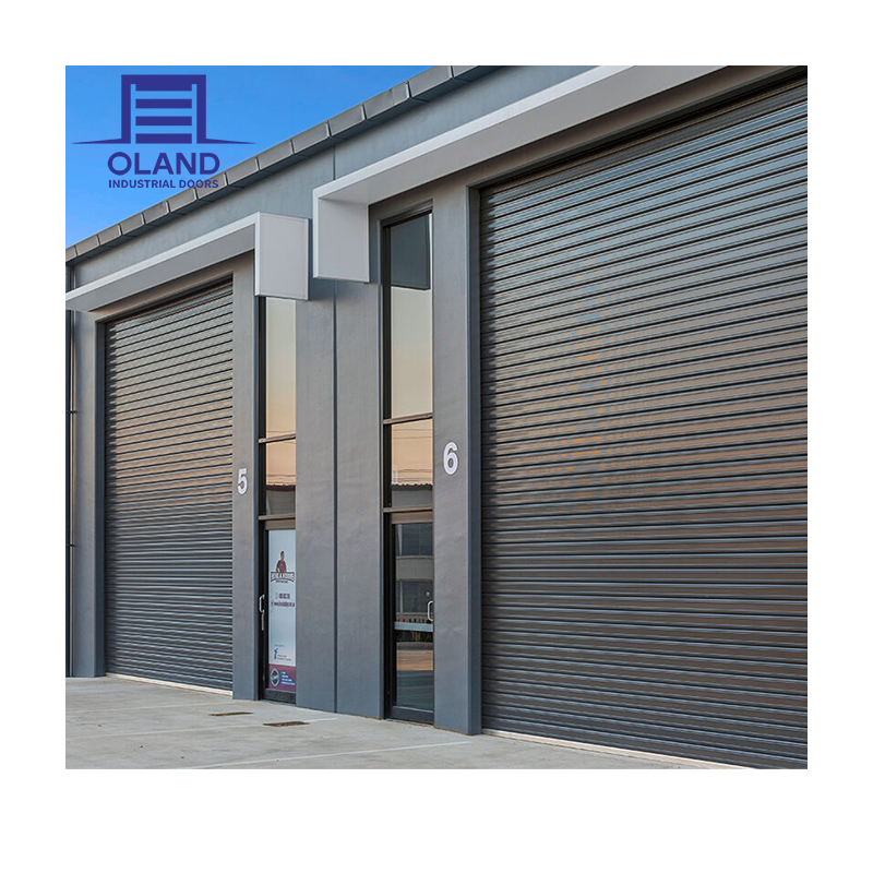 Стальная противоветровая рулонная дверь для промышленной и коммерческой защиты