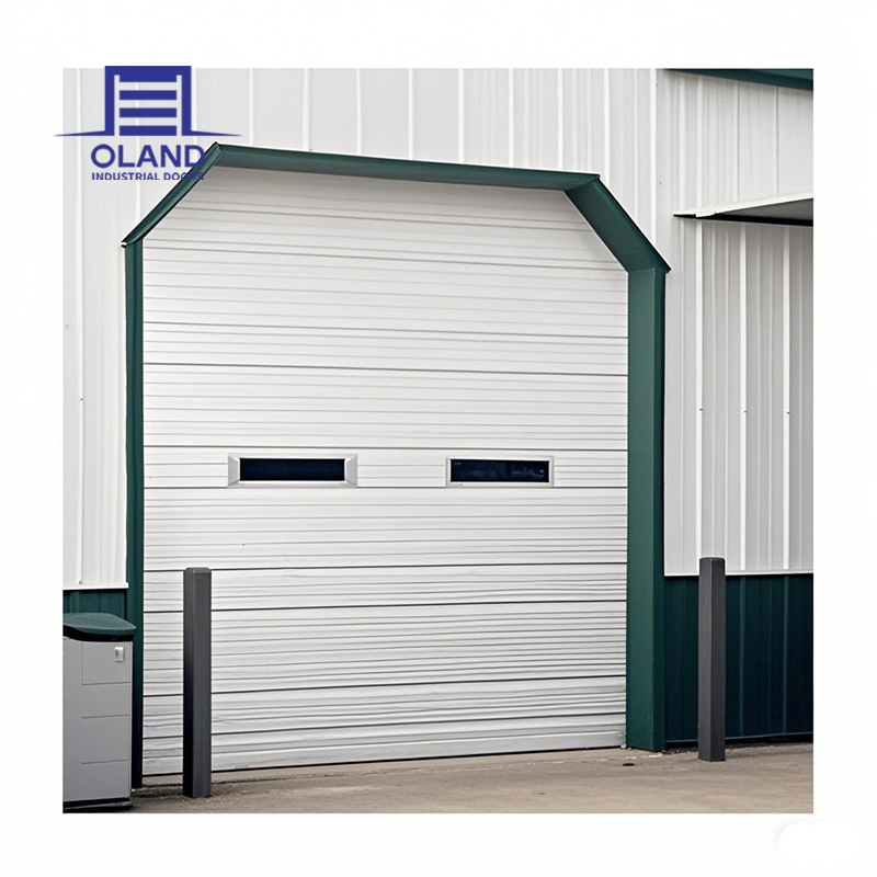 Оптовая продажа автоматических утепленных промышленных секционных ворот для складов.