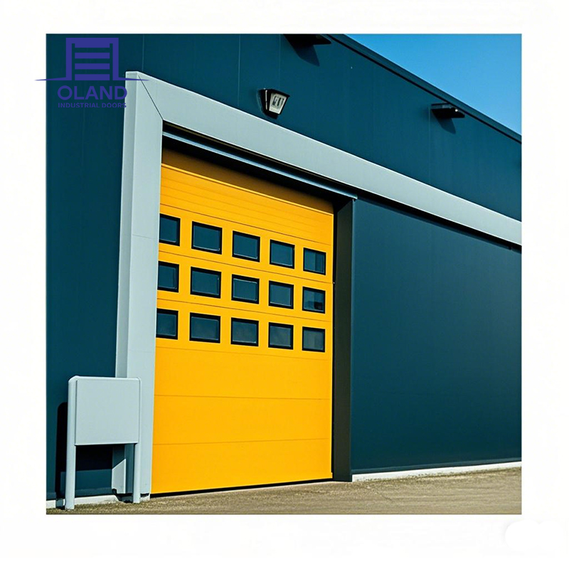 Оптовая продажа автоматических утепленных промышленных секционных ворот для складов.