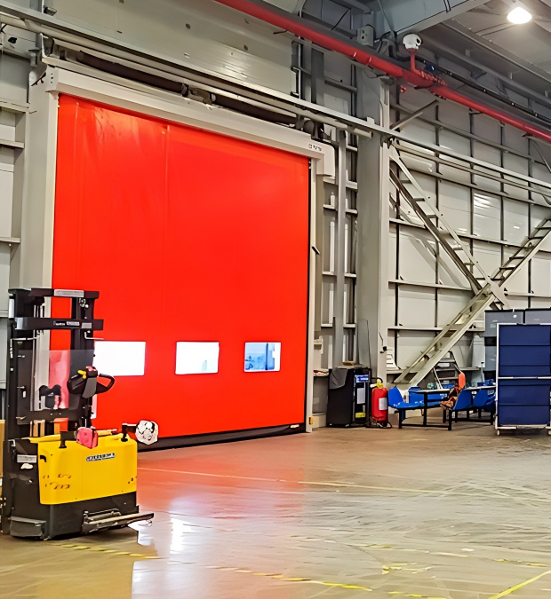 Высокоскоростные ворота Oland с технологией Zipper