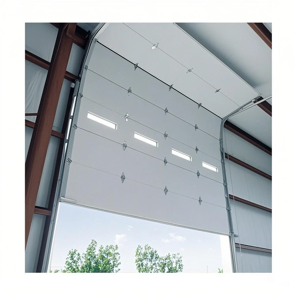 подъемно-секционные ворота