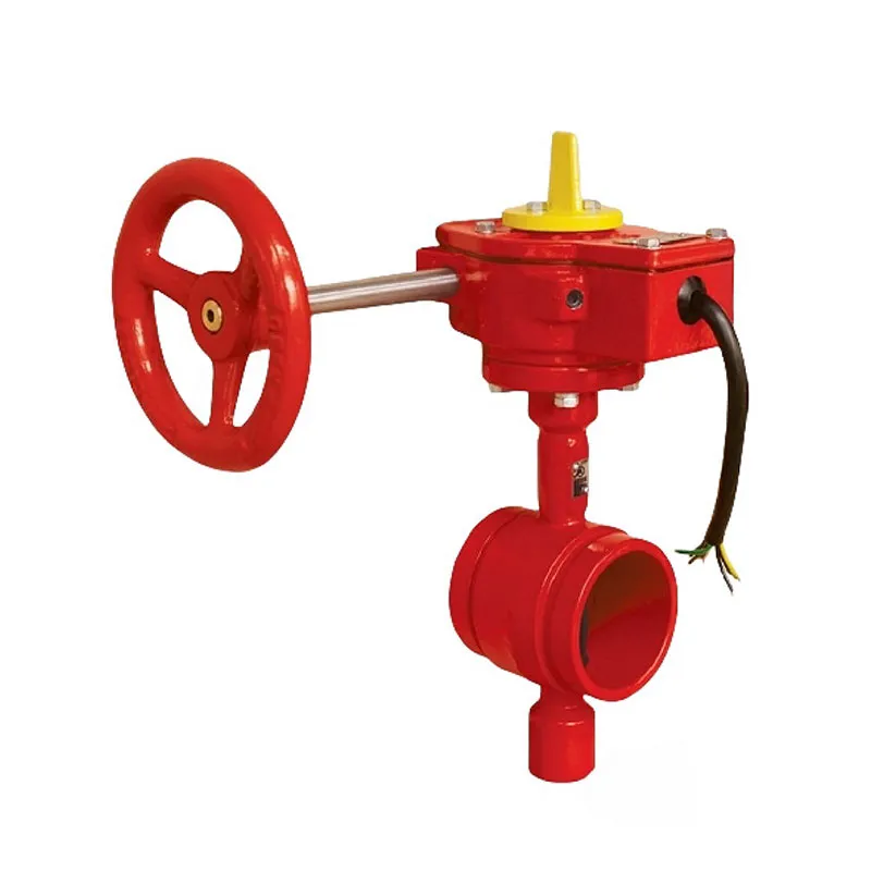 Пожарный поворотный затвор