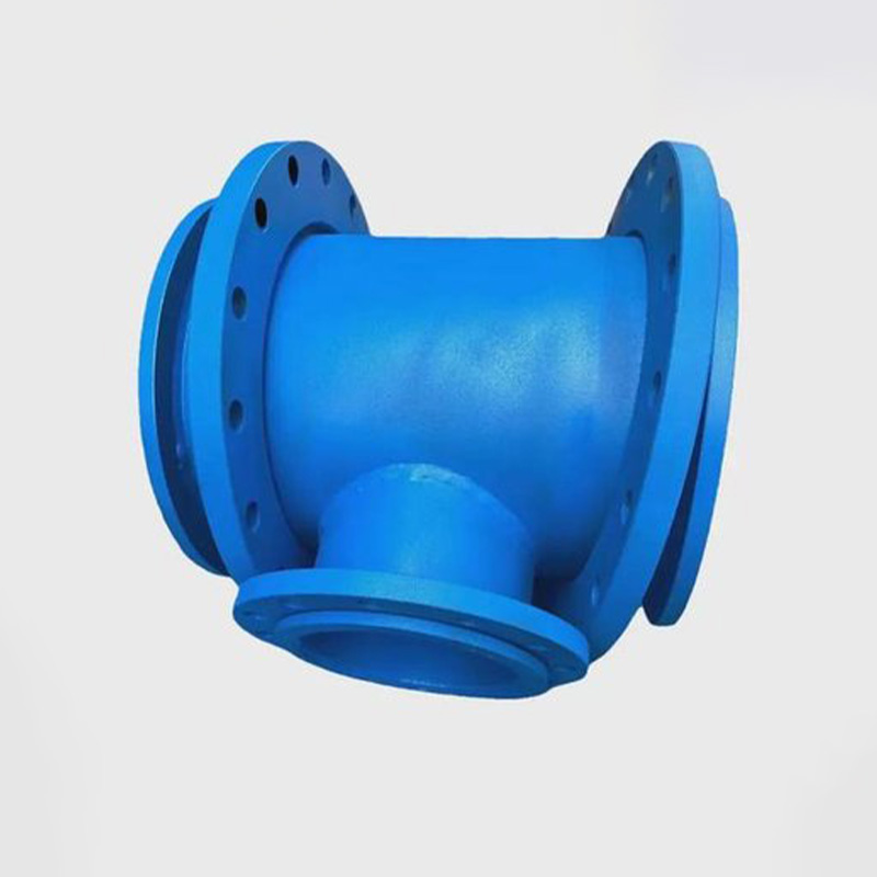 Стальной переходный фланцевый тройник