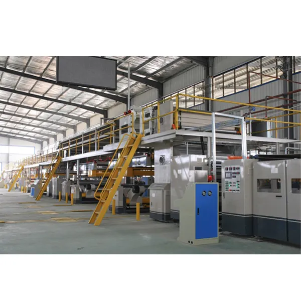 Линия по производству 5-слойного гофрированного...