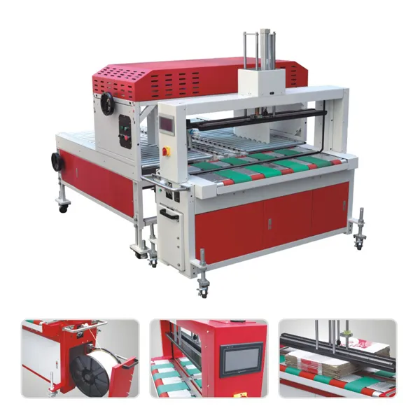 Автоматическая флексографская печатная, высекальная и линейная фальцевально-склеивающая машина RYKM-800