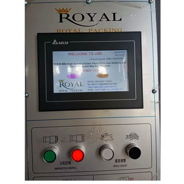 Флексографская печатная, прорезная и высекальная машина RYKM