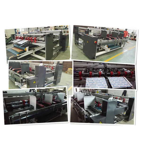 Двухсекционная машина для складывания и склеивания картонных коробок RYH-A